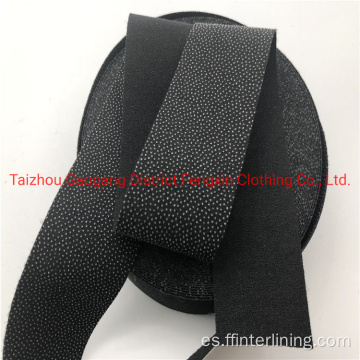 Cintura del estiramiento del 100% de poliéster que interlina la cintura
